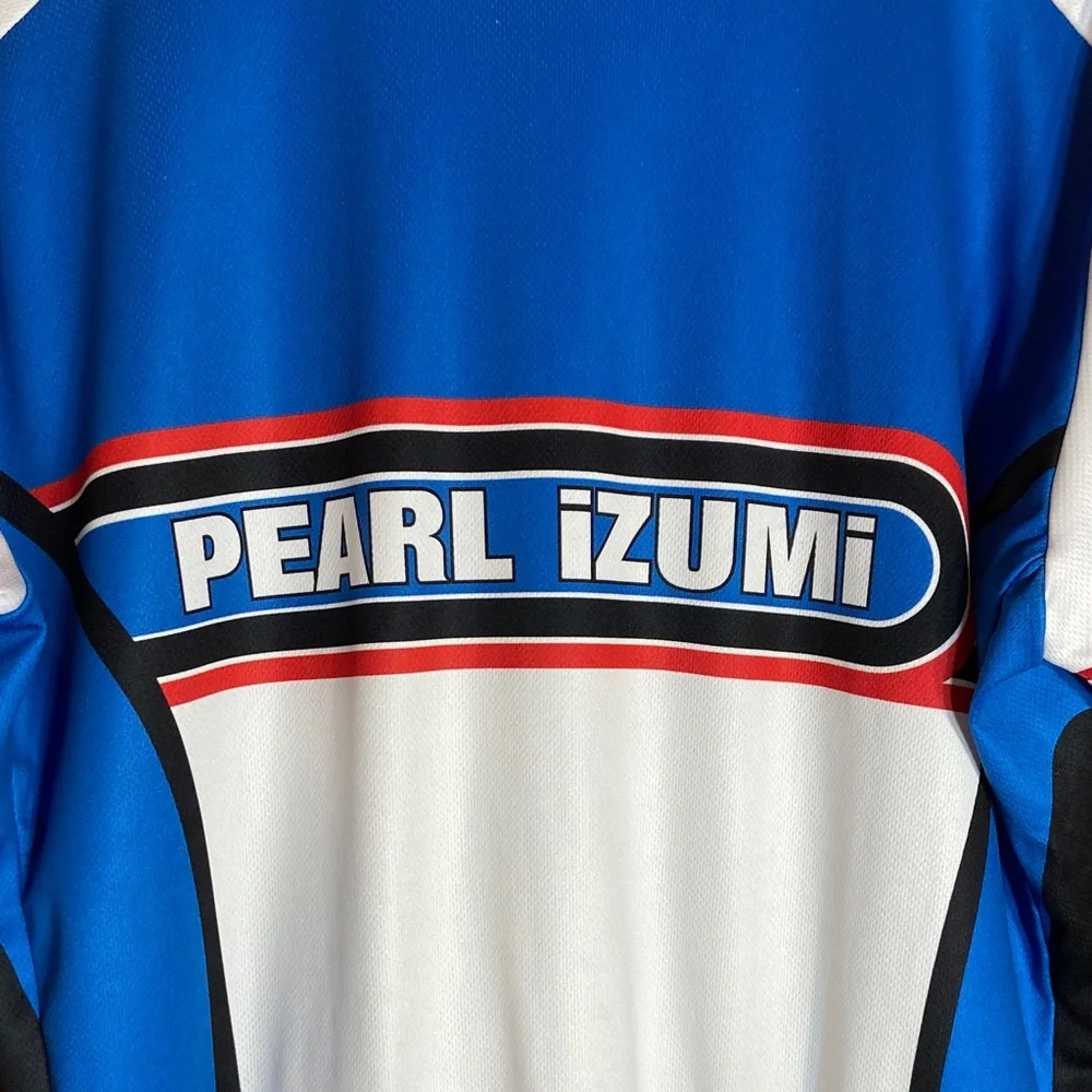 Pearl Izumi Blue, White, Red and Black Cycling Jersey, "2012/2013" - Picture 10 of 11
